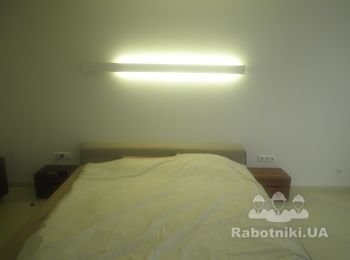 Подсветка над кроватью