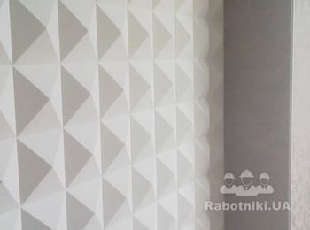 #Монтаж 3D панелей на стену (Киев) #Нужно сделать монтаж 3Д панелей(гипсовые) #Декоративные 3D панели для стен монтаж