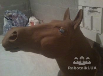 декор для Паба голова лошади в полную величину
