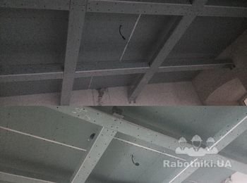 Монтаж фальш балок на потолок из гипсокартона.  Как мы его монтировали можно посмотреть на моем YOUTUBE канале "Монтаж по Фрейду"
