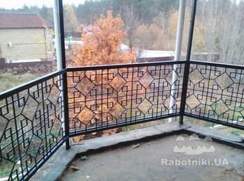 Балкон в корейском стиле (cело Новое, Киевская область)