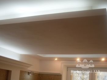 гипсокартонный потолок с внутренней подсветкой