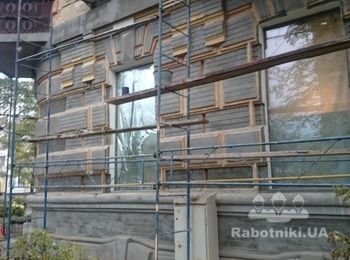 Реставрация фасада, г. Киев, ул. Льва Толстого