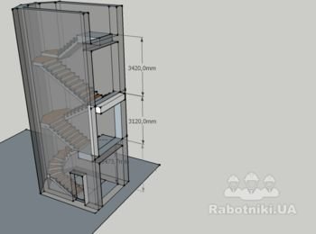Дизайн проект лестницы