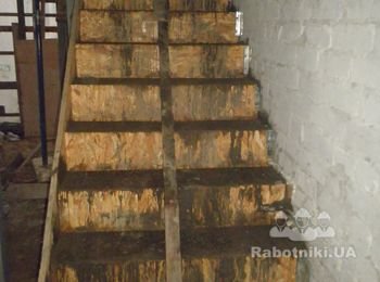 лестницы бетонные работы