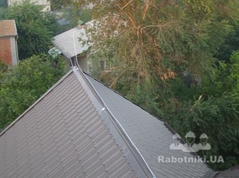 молниезащита частного дома в Днепропетровской обл.