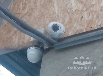 Камера видеонаблюдения уличная купольная белая
