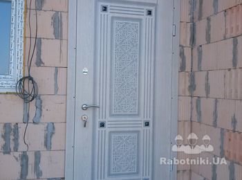 Двери БЕРЕЗ с рисунком Екриз