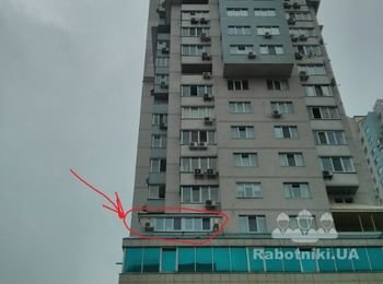 Утепление балкона в Киеве, Березняки 5 этаж 30 этажного дома