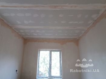 Штукатурка, шпаклевка стен и потолка, подготовка под покраску.